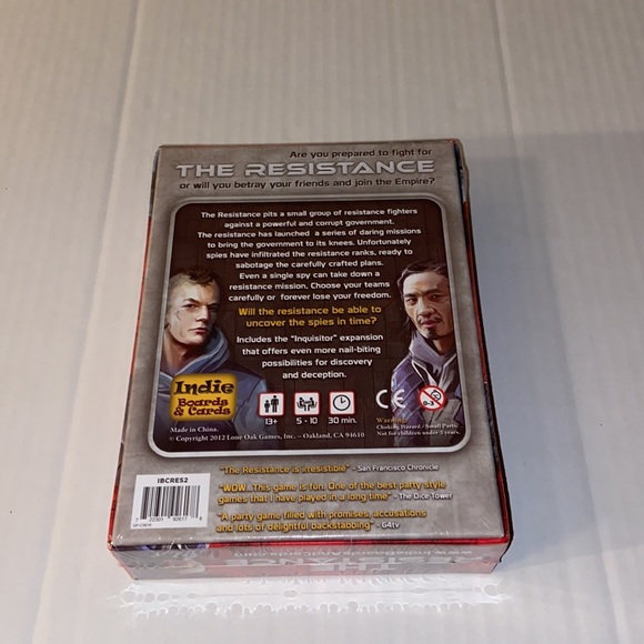 Indie Boards And Cards Don Eskridge’s The Resistance Party Game - Picture 2 of 4
